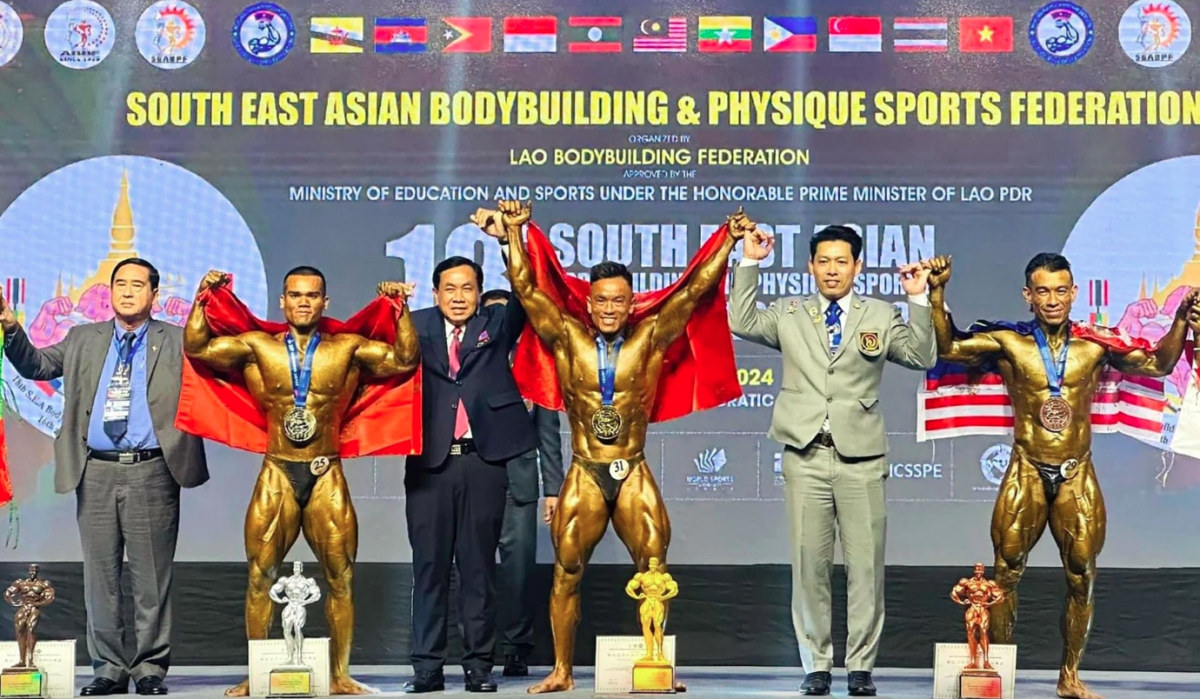 Vietnam tops SEA bodybuilding and physique sports championships